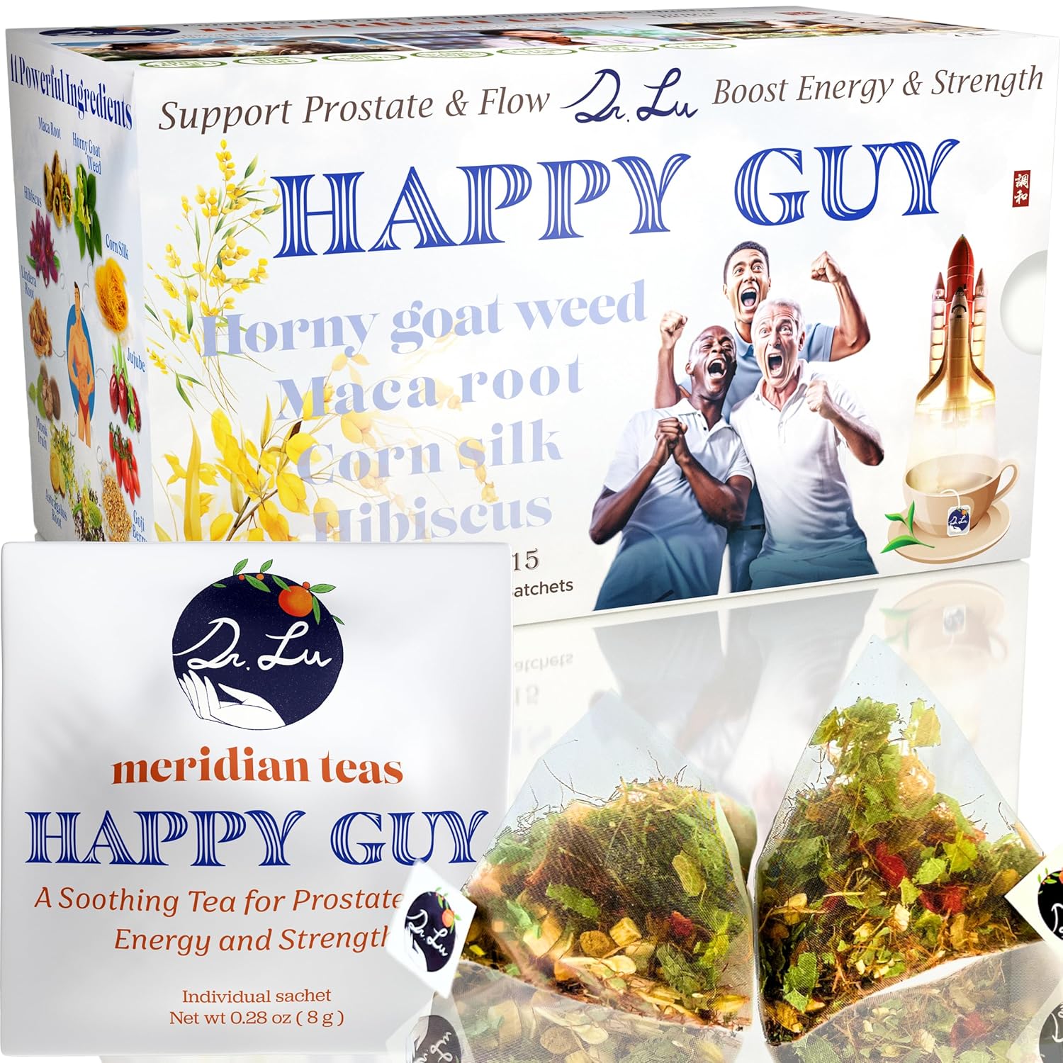 Dr. Lu's Té Feliz para Hombre – vista 1