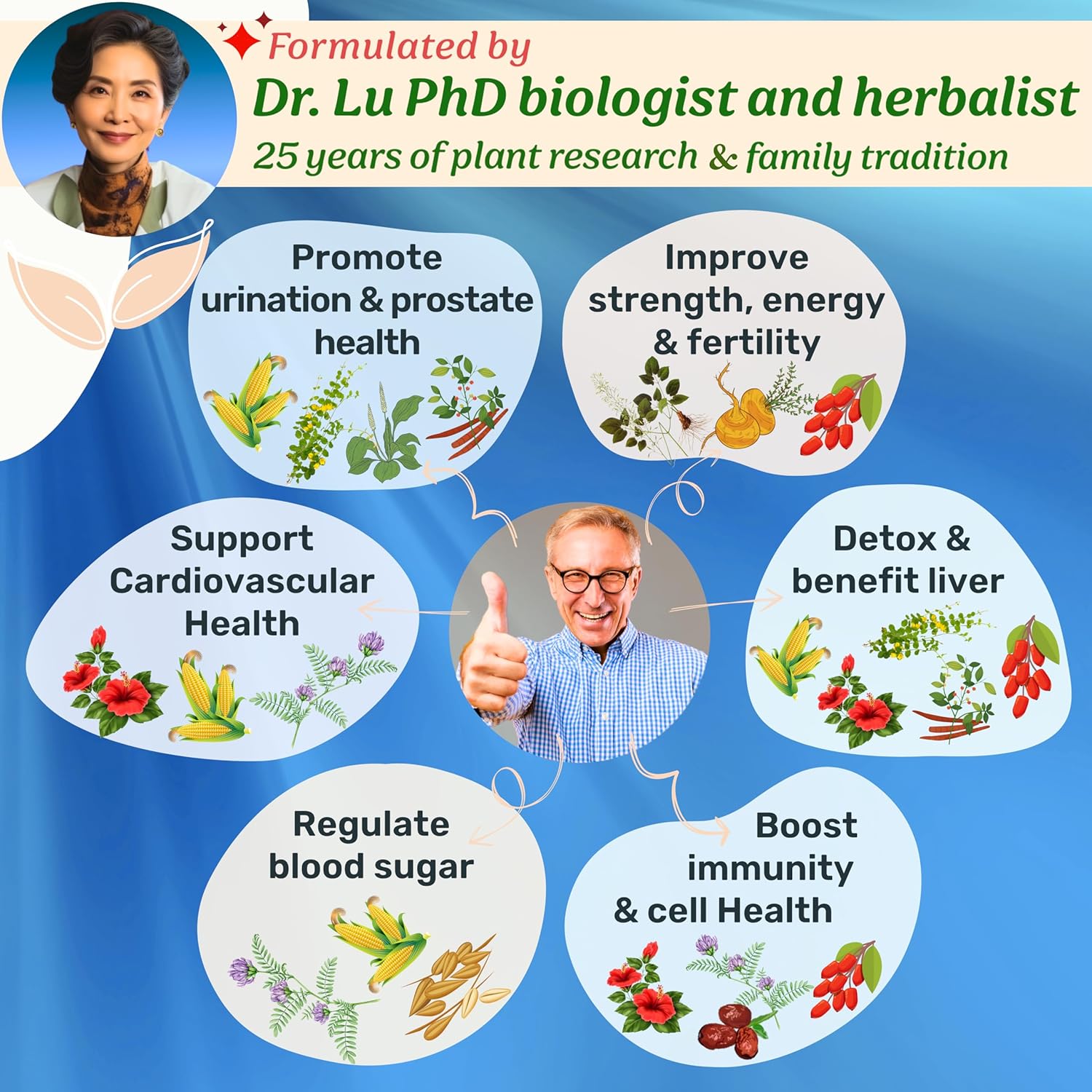 Dr. Lu's Té Feliz para Hombre – vista 4